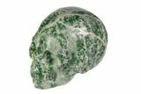 Realistic, Polished Hamine Jasper Skull #116522-1